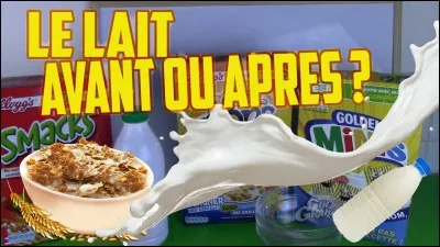 Mets-tu les céréales avant ou après le lait ?
