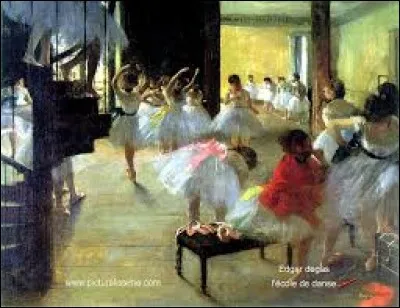 Qui a peint ce tableau intitulé "L'École de danse" ?