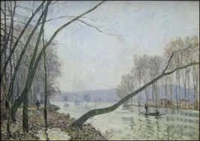"Bord de Seine en automne" est un tableau ...
