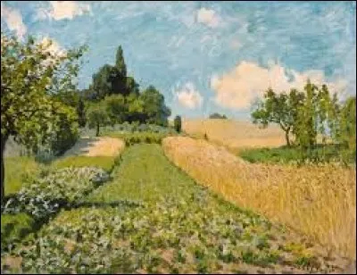 Ce tableau, intitulé "Champ de maïs" est une uvre ...
