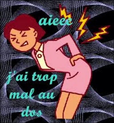 De quoi souffre cette personne ?