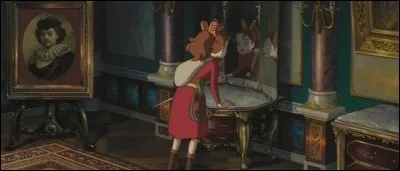 Où est Arrietty dans cette scène ?