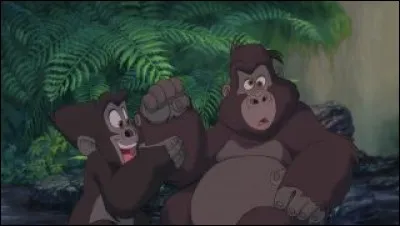 Comment se prénomme le partenaire de Flint, le singe le plus maigre, ami de Tarzan ?