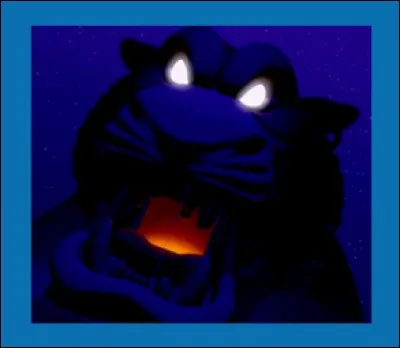 Qu'attend la caverne aux merveilles, qui prend l'apparence d'un tigre de sable dans "Aladdin" ?