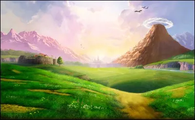 Quelle est la première chose que Link voit en sortant de la forêt Kokiri ? 
Ne cherchez pas la réponse dans l'image !