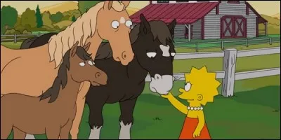 Lequel de ces chevaux n'appartient pas aux Simpson ?