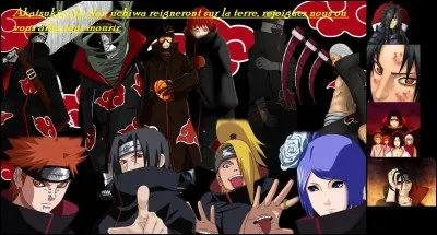 Aimes-tu les membres d'Akatsuki ?