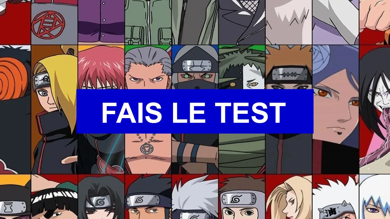 Test de personnalité Quel personnage de Naruto estu