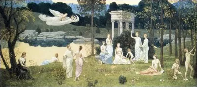 Qui a peint "Le bois sacré cher aux arts et aux muses" ?