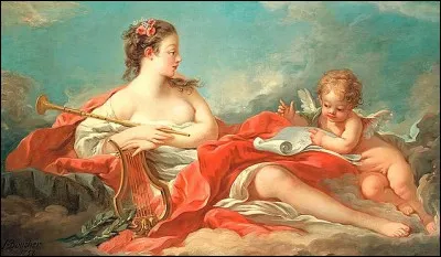 Qui a peint "Erato, la muse de la poésie lyrique" ?