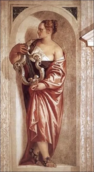 Qui a peint "Muse avec lyre" ?