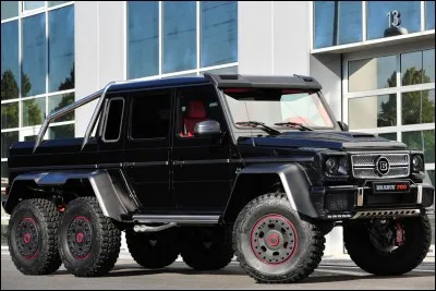 Jusqu'à combien de chevaux peut avoir le Brabus 6X6 ?