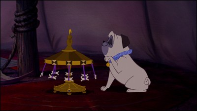 De quel aliment ne veut pas Percy, le chien hautain du Disney « Pocahontas », celui-ci ayant déjà été mangé à moitié ?
