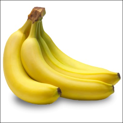 De quelle couleur est une banane mûre ?