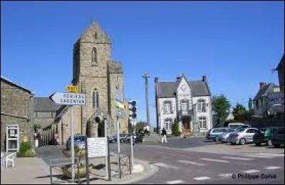 Commune normande, dans le pays Coutançais, Saint-Sauveur-Lendelin se situe dans le département ...