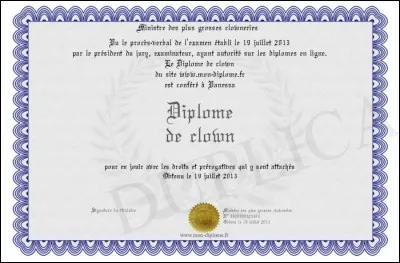 Faut-il obligatoirement un diplôme pour exercer le métier de clown ?