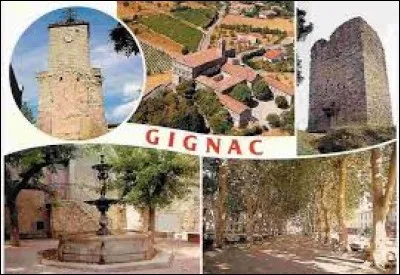 Un ami qui habite maintenant à Gignac (Hérault) m'a envoyé cette carte postale. Quel gentilé porte-t-il à présent ?