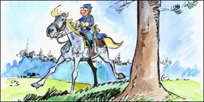 Comment se nomme le cheval du caporal Blutch dans les "Tuniques bleues" ?