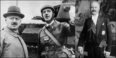 Opposé à l'armistice de juin 1940, il sera écarté du pouvoir par Pétain et l'Etat de Vichy. Théoriquement, il était « en poste » jusqu'en 1946 mais, avec la libération, il ne reviendra pas au pouvoir.Qui est cet homme ?