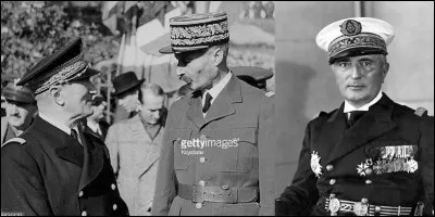 C'est le « Dauphin » ! Il se retrouvera à la tête de certaines colonies avec les alliés anglo-américains alors qu'il continue à se référer au maréchal Pétain et à l'Etat français. Il sera assassiné peu après !
Qui est cette personne ?