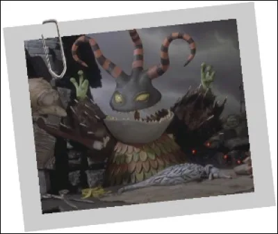 Avec quoi Harlequin Demon, personnage secondaire de « L'Étrange Noël de monsieur Jack » confectionne-t-il un chapeau pendant les préparatifs de la fête ?