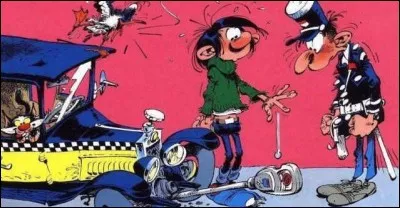 Comment s'appelle le policier gradé travaillant dans le quartier de la rédaction du "Journal de Spirou" ?