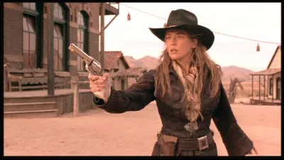 Quel est ce film, réalisé par Sam Raimi en 1995, avec Sharon Stone, Gene Hackman, Russell Crowe et Leonardo DiCaprio ?