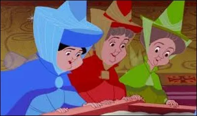 Quelle prénom n'est pas celui d'une des trois fées penchées au dessus du berceau de " La belle au bois dormant " ?