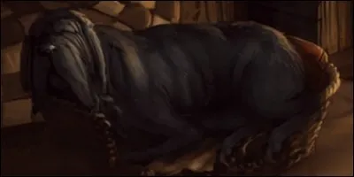 Quel adjectif correspond à Crockdur, le chien d'Hagrid dans "Harry Potter" ?