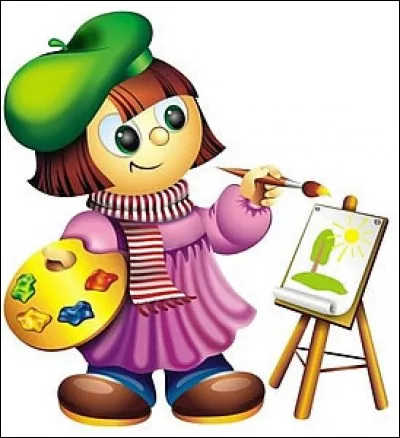 Je suis la femme d'un peintre.