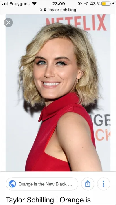 Comment s'appelle cette actrice ?