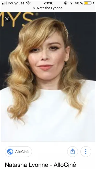 Comment s'appelle cette actrice ?