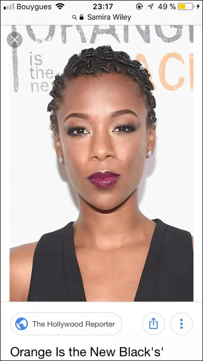 Comment s'appelle cette actrice ?