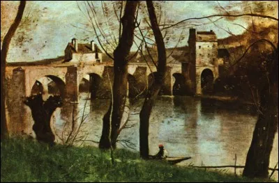 Qui a peint, en 1870, "le pont de Mantes" ?