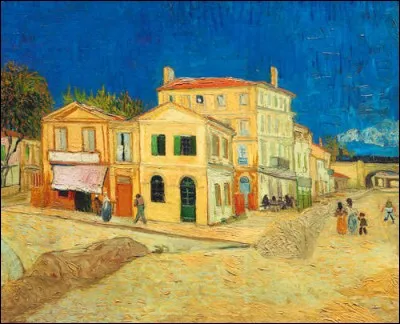 Qui a peint, en 1888, "la maison jaune" ?