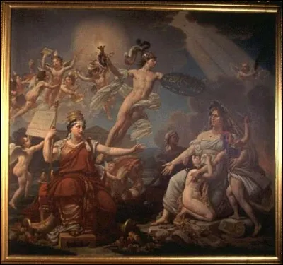 Qui a peint, en 1833, "le Génie de la France anime les arts, protège l'humanité" ?