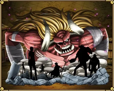 Comment le monstre créé par Geko Moria et qui a les mêmes compétences que Luffy s'appelle-t-il ?