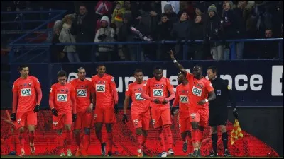 En quart de finale de Coupe de France, quel joueur a permis au Stade Malherbe de Caen de s'imposer 1 à 0 face à l'Olympique lyonnais ?