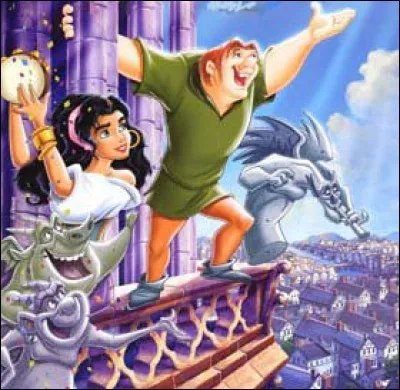 Quel personnage Disney est présent sous la forme de gargouille dans "Le bossu de Notre-Dame" ?
