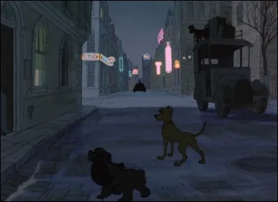 Dans quel Disney peut on apercevoir "La Belle et le Clochard" ?