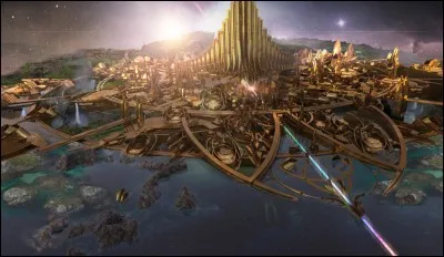 Où Thor décide-t-il d'emmener le peuple Asgardien ?