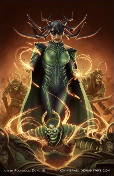 Comment s'appelle la sur secrète de Thor et Loki ?