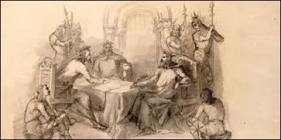 En quelle année les trois petits-fils de Charlemagne ont-il conclu le traité de Verdun ?