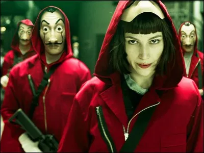 Dans "La casa de papel", comment sont nommés les braqueurs ?