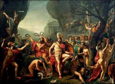 Qui a peint, en 1814, "Léonidas aux Thermopyles" ?