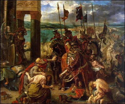 Qui a peint, en 1840, "l'Entrée des Croisés à Constantinople" ?
