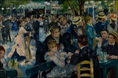 Qui a peint, en 1876, "le Bal du moulin de la Galette"?