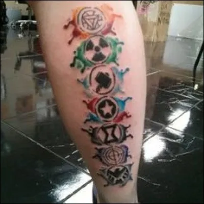 Quelle saga est représentée par ce tatouage ?