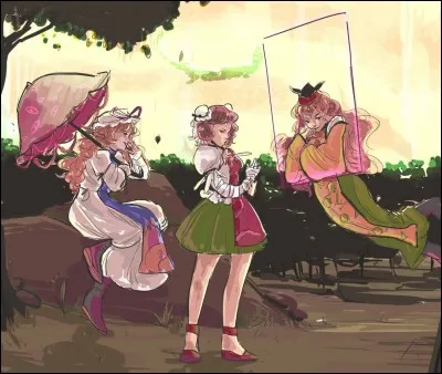 Les sages Youkai de &laquo; Touhou &raquo; sont officiellement trois : Kasen Ibaraki, Yukari Yakumo, et la troisi&egrave;me, d&eacute;esse contr&ocirc;lant les portes et les portails... Qui est-elle ?