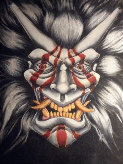 Effroyable démon de la mythologie japonaise, avait la particularité de siffler en travaillant. Qui est-il ?